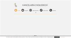 Desktop Screenshot of cholodecki.com