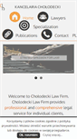 Mobile Screenshot of cholodecki.com